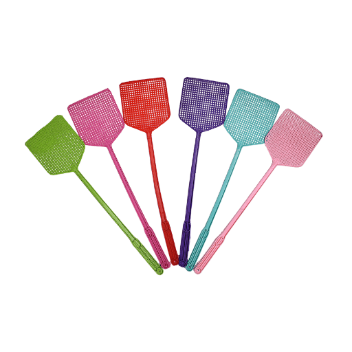 32.png مضرب ذباب يدوي بلاستيكي 6 مضارب - الصورة 1