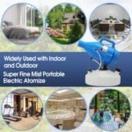 ⁦جهاز تبخير ضباب متناهي الصغر يو ال في لرش المبيدات الحشريه يو ال في، جهاز رذاذ بارد مع مسافة رش 30 قدم للمنزل للفنادق والمساجد والمدرسة والحديقة (4.5 لتر، 1.2 جالون)⁩ - الصورة ⁦4⁩