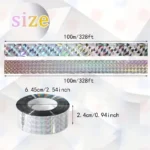 شريط طارد الطيور 100 متر ‎Bird Scare Tape Ribbon بكره واحده