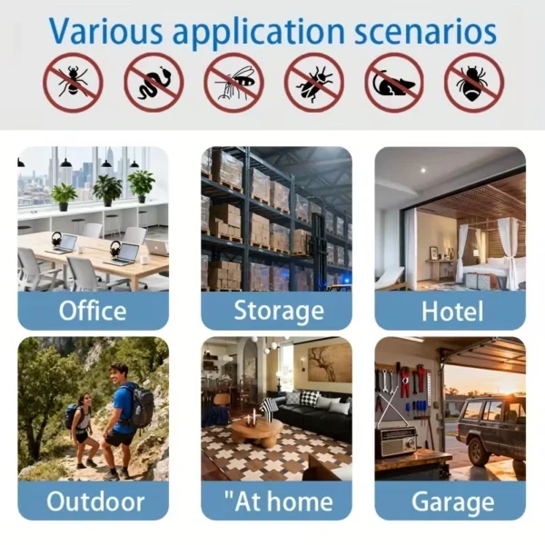 ⁦جهاز طارد الفئران والحشرات عن طريق الموجات الصوتيه قطعه واحده⁩ - الصورة ⁦4⁩