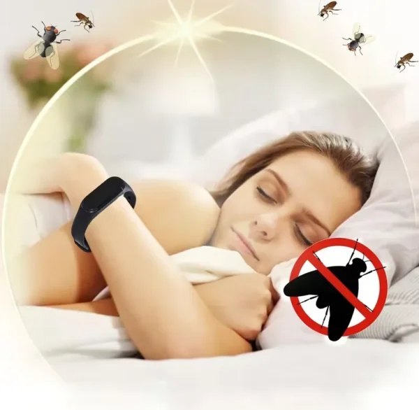 ⁦سوار طارد للبعوض الناموس اسوره لجميع الاعمار تطرد الناموس نوم هادئ⁩ - الصورة ⁦2⁩