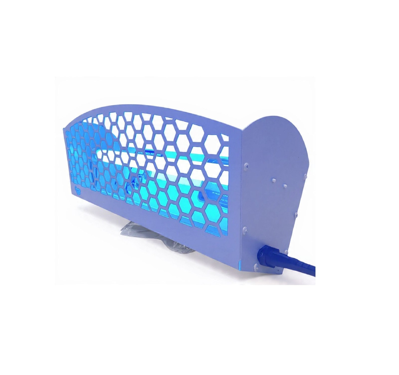 مصيدة-ضوئيه-لاصقه-عش-النحل-scaled-1.jpg مصيدة ضوئية للذباب معدن خلية النحل صور الوان متعدده مقاس 46سم - الصورة 1